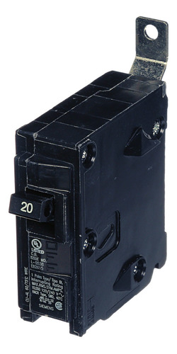 Interruptor Termomagnético Tipo Bl 1 Polo 20a 120v Siemens