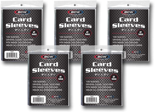 Bcw Standard Card Sleeves - 5 Pk