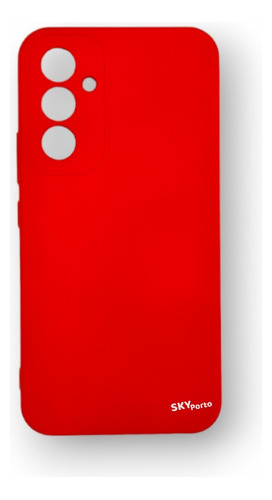 Funda De Silicona Con Felpa Rojo Para Samsung A54