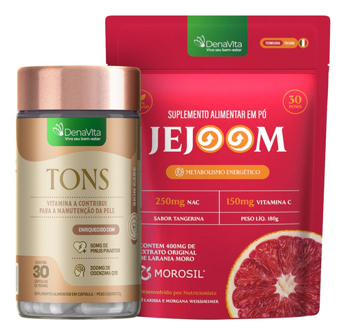 Kit Tons Coenzima Q10 Pinus Pinaster Jejoom Morosil Denavita