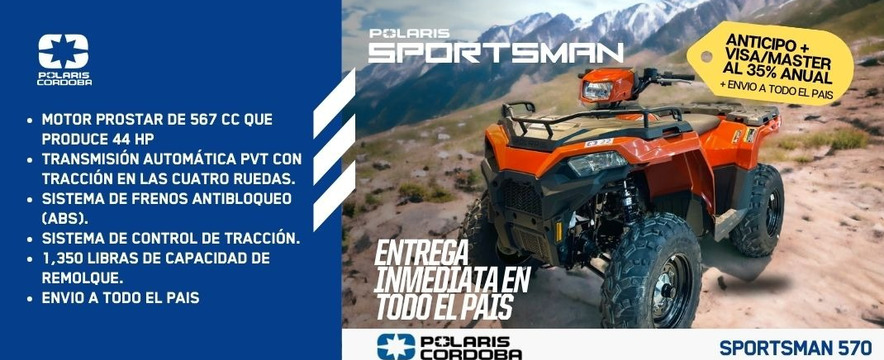 Polaris Sportsman 570 2023 0km Atv No Canam Outlander