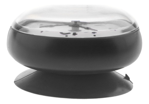 Mini Reloj De Ventosa De Silicona A Prueba De Agua Negro