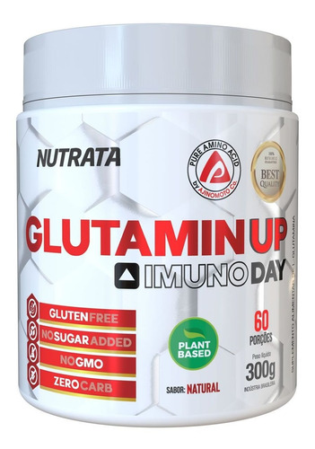Glutamin Up - 300g Natural - Nutrata