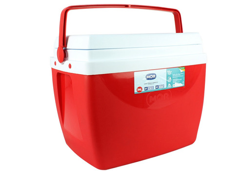 Caixa Cooler Térmica Mor 34 Litros Vermelha