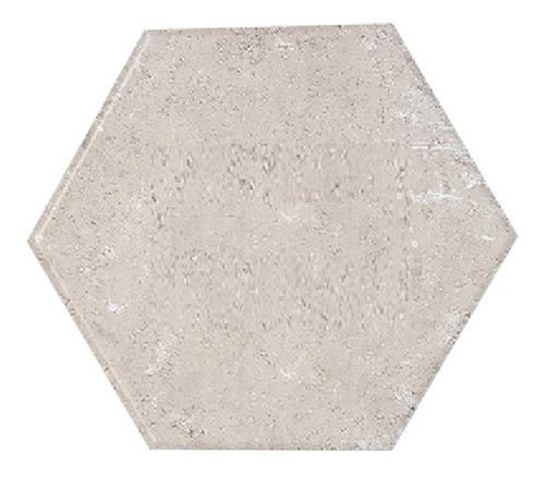 100 Adoquin Hexagonal Off White 30.48 X 17.59 X 4 Cm Blanco