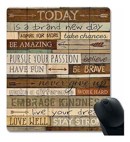 Hoy Es Un Nuevo Día Citas Inspiradoras Vintage Wood Wall Art