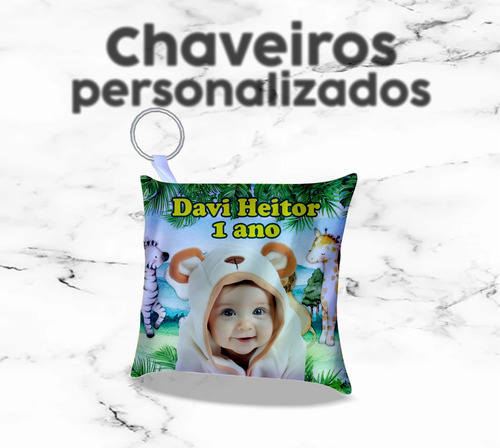 100 Chaveiros Personalizados