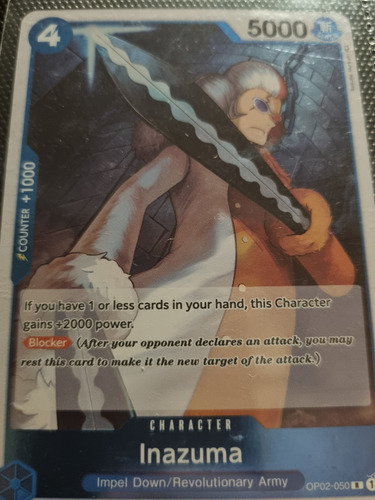 Inazuma Carta One Piece Tcg Original+10 Cartas