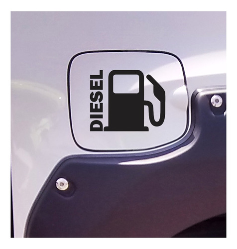 Sticker Calcas Diesel P/ Tapa De Combustible Pick Up Camion