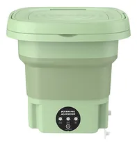 Comprar Mini Lavarropas Lavadora Plegable Portátil Para Ropa 8 Lt