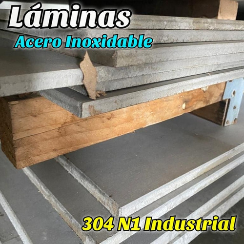 Lamina Acero Inoxidable 304  N1 4mm X1.22m X 2.44m