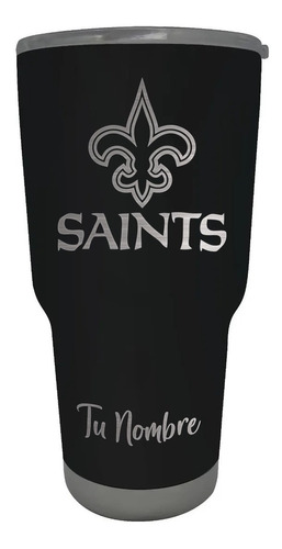 Termo 30 Oz Nfl Saints New Orleans Grabado Láser C/nombre