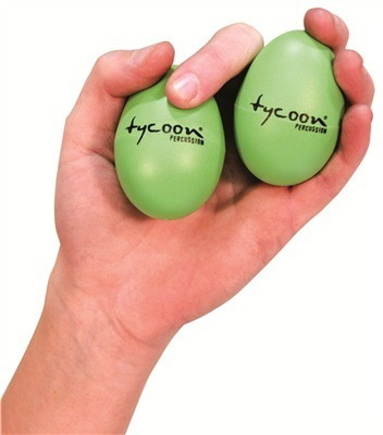 Huevos Shaker De Plástico Color Verde Tycoon Percusion Te-g | Mercado Libre