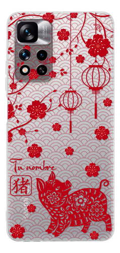 Funda Para Xiaomi Horóscopo Chino Cerdo Con Tu Nombre