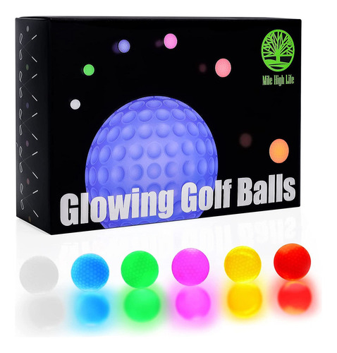 Bolas De Golfe Brilhantes De 6 Peças -bn Glow