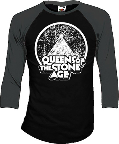 Queens Of The Stone Age Playeras Manga 3/4 C8