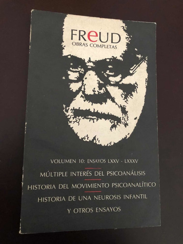 Libro Freud Obras Completas Volumen 10 - Muy Buen Estado