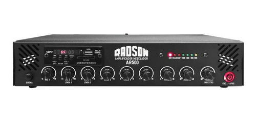 Ar500 Amplificador Mezclador De Audio 50w Radson