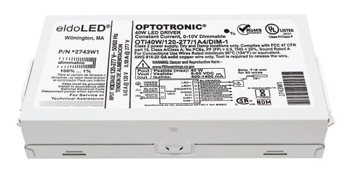 Eldoled Opt Nic Controlador Led Compacto Programable