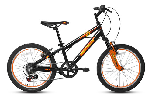 Imagen 1 de 1 de Bicicleta Best De Niño Duke Aro 20 Gris/naranja