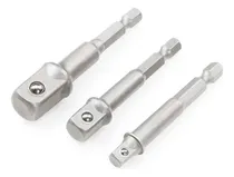 Comprar Juego Adaptadores Taladro Hexagonal 1\u002F4 - 3\u002F8 - 1\u002F2 Pzs