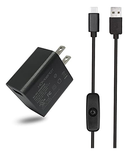 Pack Fuente De Poder 5v3a Con Cable Usb C Para Raspberry Pi