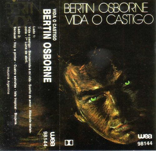 Bertin Osborne Vida O Castigo Cassette 1988 Pvl