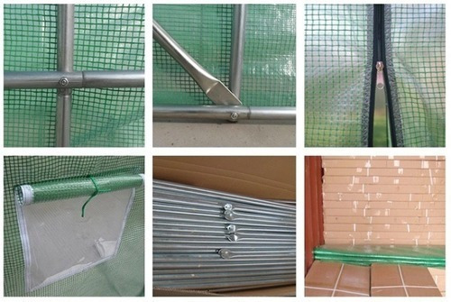 Imagen 4 de 7 de Invernadero Tunel Armable De 36m2 12m X 3m X 2m