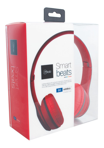 Audífonos Bluetooth Fm Micro Sd Mlab Smart Beats Red