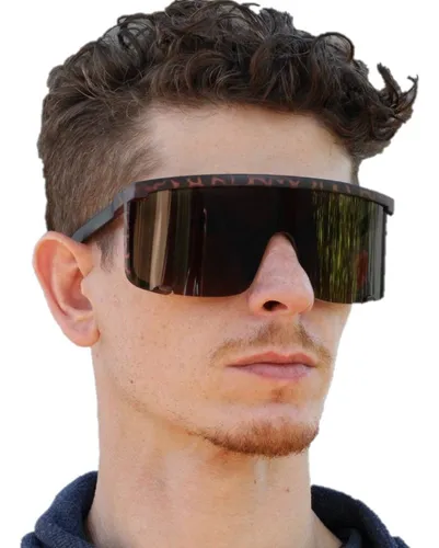 Gafas de sol visera de marco transparente new arrivals