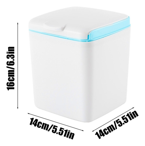 Cubo De Basura De Escritorio R Con Tapa Para Escritorio Pequ