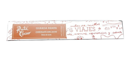 Chocolate Artesanal Guarda Pampa Relleno Dulce De Leche 95g.