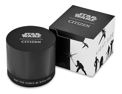 Reloj Citizen 61411 Bu2058-00w Eco-drive Hombre Star Wars Color de la correa Café Color del bisel Cafe Color del fondo Negro