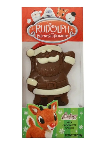 Barra Chocolate De Figuras De Navidad Palmer 71g Importada