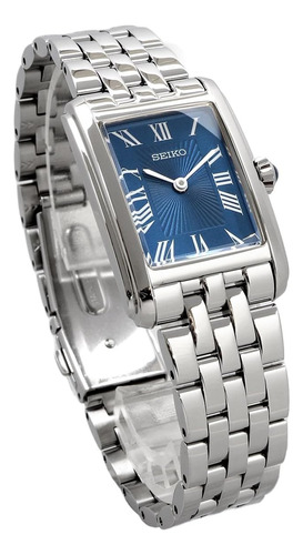 Reloj De Pulsera Para Mujer Seiko Swr085, Esfera Rectangular
