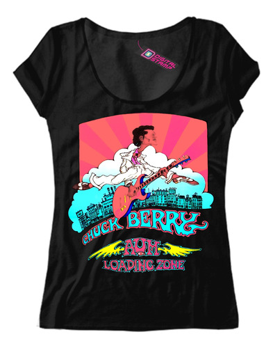 Remera Mujer Chuck Berry Aum And Loading Zone Mb14 Dtg