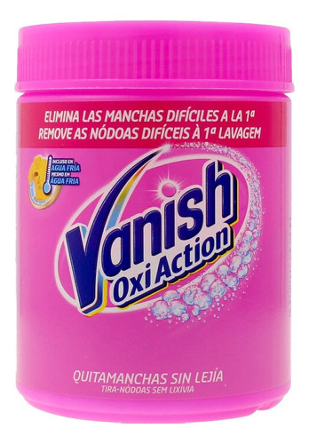 Tira Manchas Em Pó Vanish Oxi Action Pink 450g Kit 3