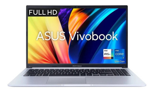 Asus Vivobook X1502z Core I7-1250p 256gb 12gb 15.6fhd Win11 Color Gris Silver