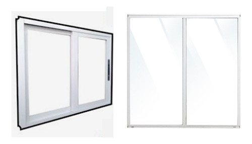 Ventana Medidad Especial Cuprum Con Vidrio Y Mosquitero