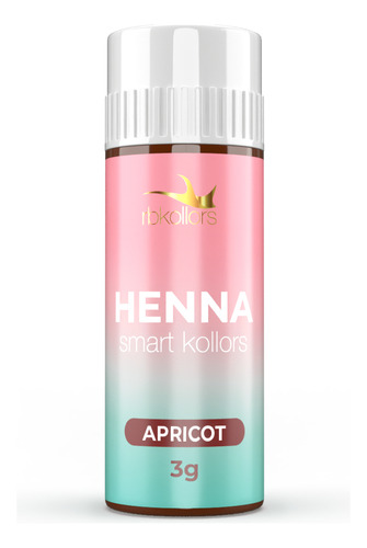 Henna Para Sobrancelhas Smart Kollors - Apricot (Ruivo) 3G
