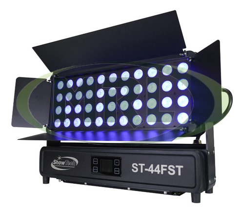 4 Ribalta Wash Light P5 Led Outdoor 44x12w Rgbw Com Case Dj