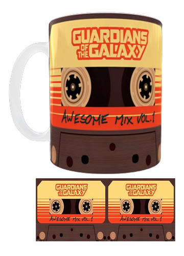 Mug Taza 11 Onz Guardianes De La Galaxia - Cassette