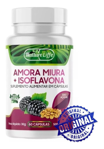 Amora Miura + Isoflavona Climaterium 60 Cápsulas Sabor Neutro