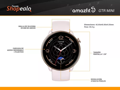 Amazfit Active AMOLED Reloj Smartwach con Correa de Silicona