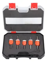 Comprar Juego De Brocas Avellanadas Con Tope De Profundidad, 5 Unida