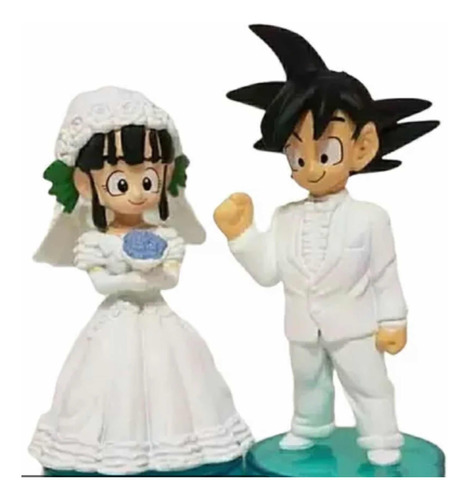 Figura Goku Y Milk Casados Dragón Ball Z