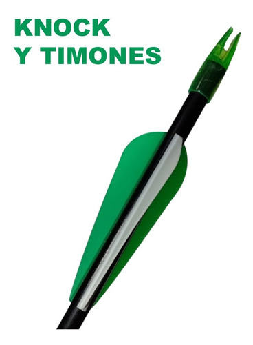 Imagen 5 de 7 de Flecha X12 Fibra De Vidrio 30'' Blk Arco Recurvo Punta Fija
