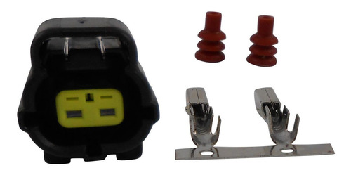 Imagem 1 de 5 de Conector 2 Vias Ete6886 Sensor De Temp. Corsa - Cód.7258