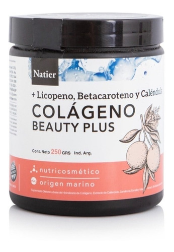 Colageno Beauty Plus - Natier X 250 Gr - Origen Marino