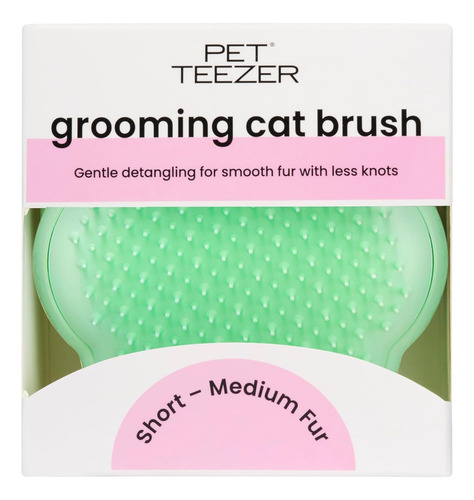 Cepillo Para Gato Pelo Medio A Corto Pelaje Suave Pet Teezer